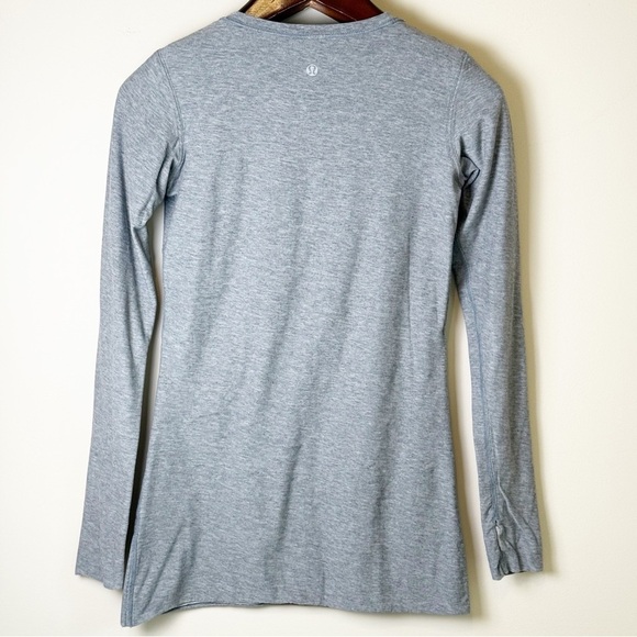 Lululemon Long Sleeve Cabin Tee reversible double layer soft S - Picture 2 of 5